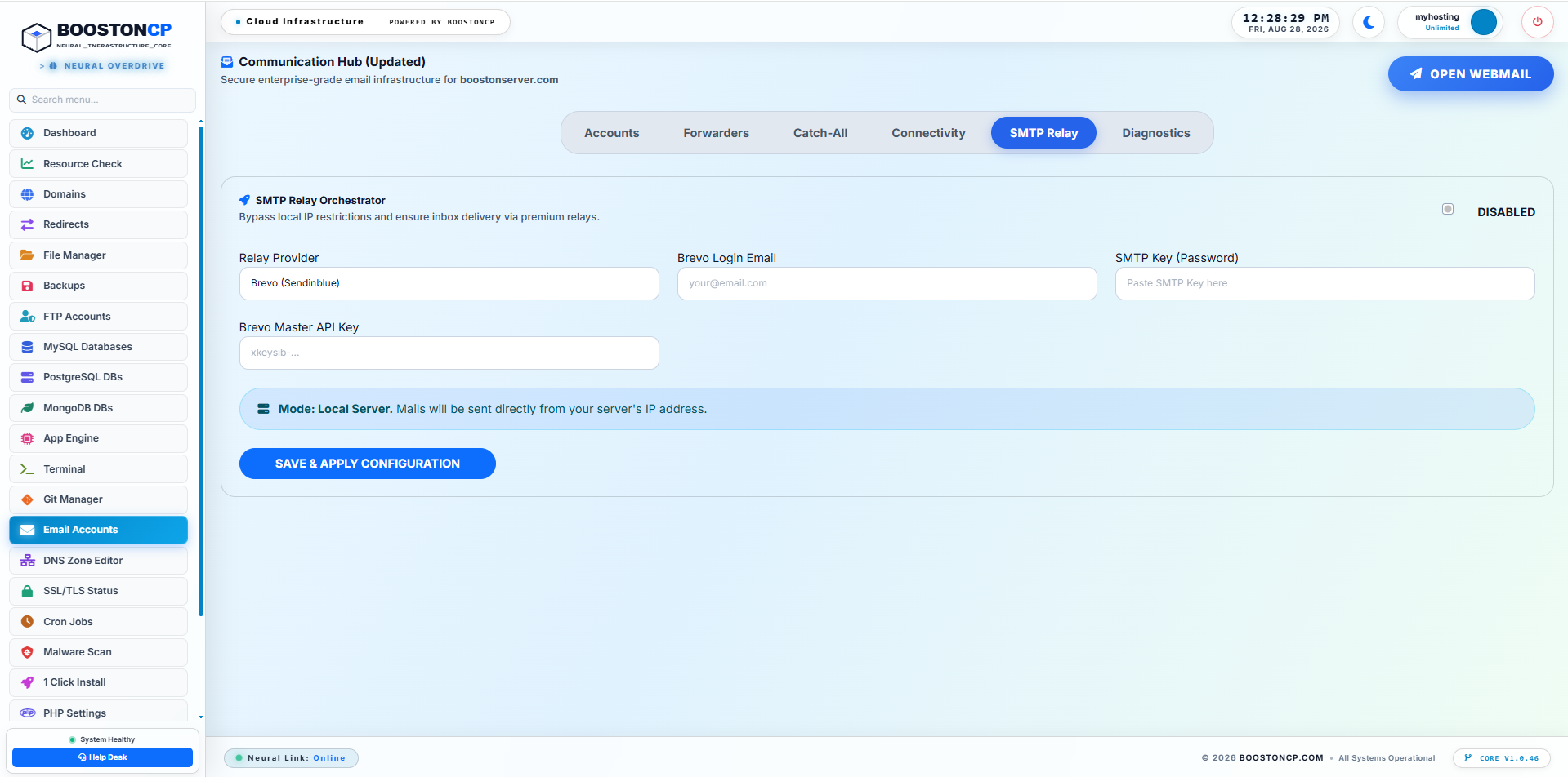 How to Setup a Free Private Mail Server with Postfix, Dovecot & SnappyMail (2026) Illustration