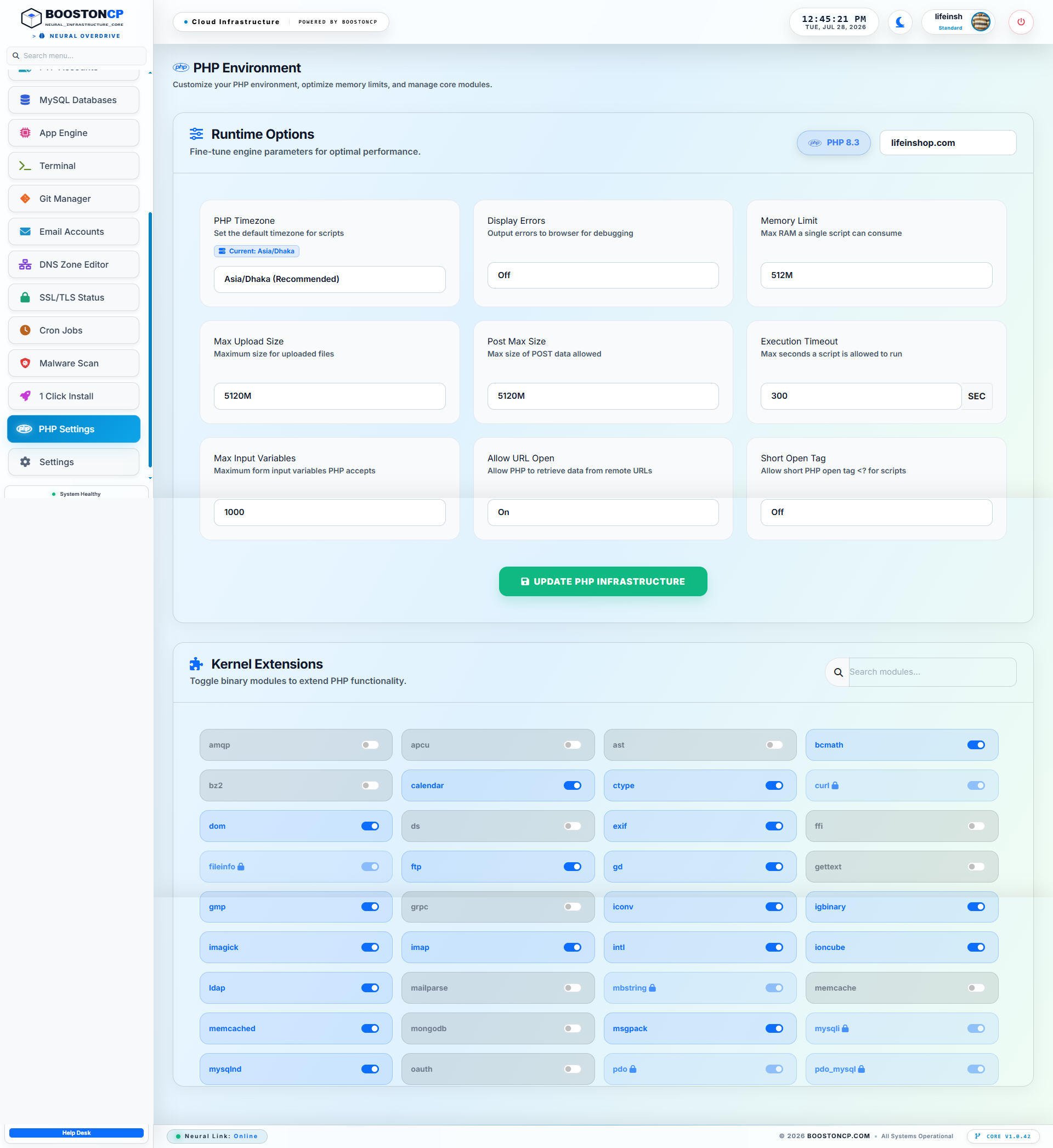 CloudLinux PHP Selector Alternative: Per-Domain Native Isolation via PHP-FPM Pools Illustration