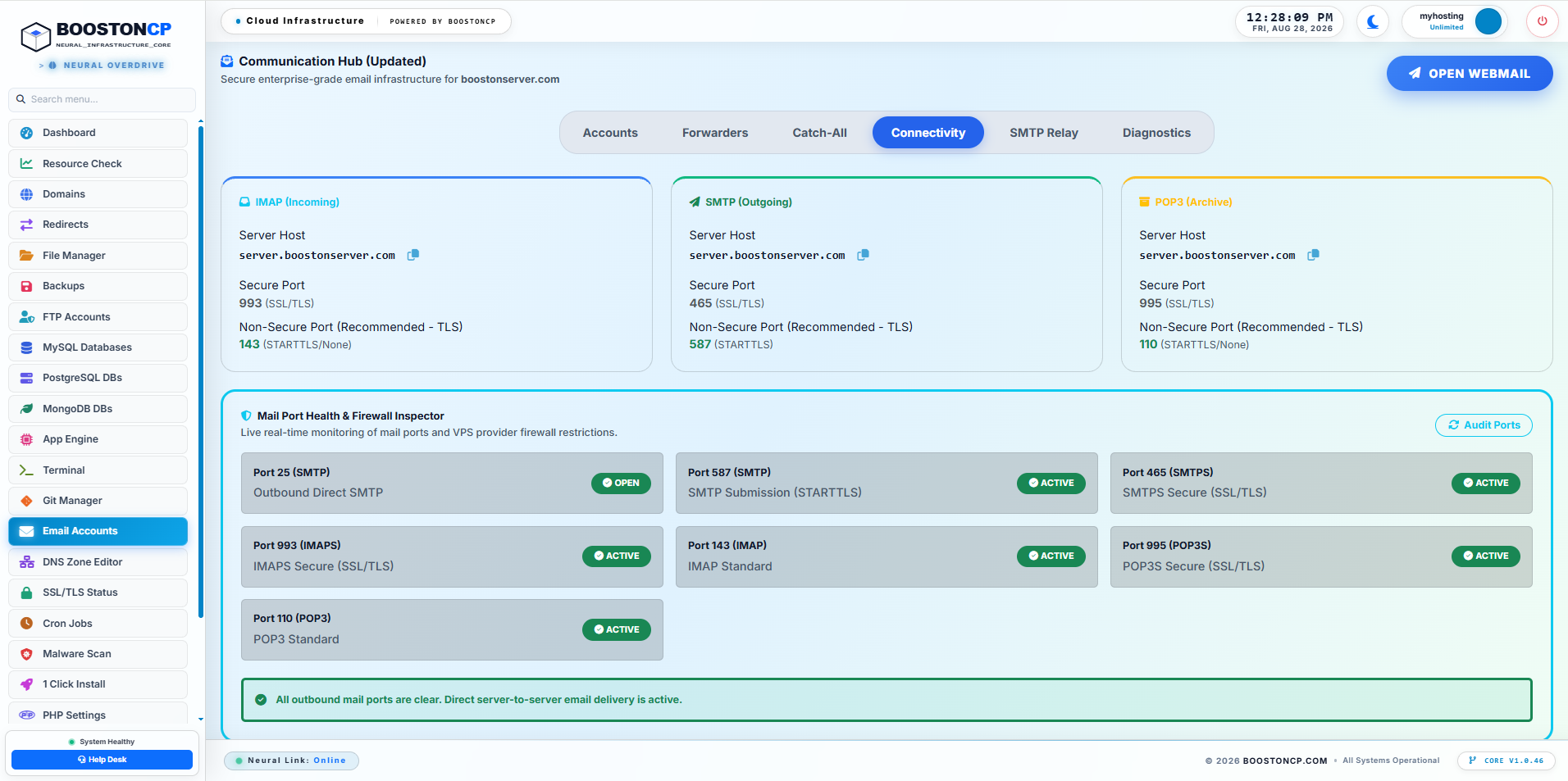 How to Setup a Free Private Mail Server with Postfix, Dovecot & SnappyMail (2026) Illustration