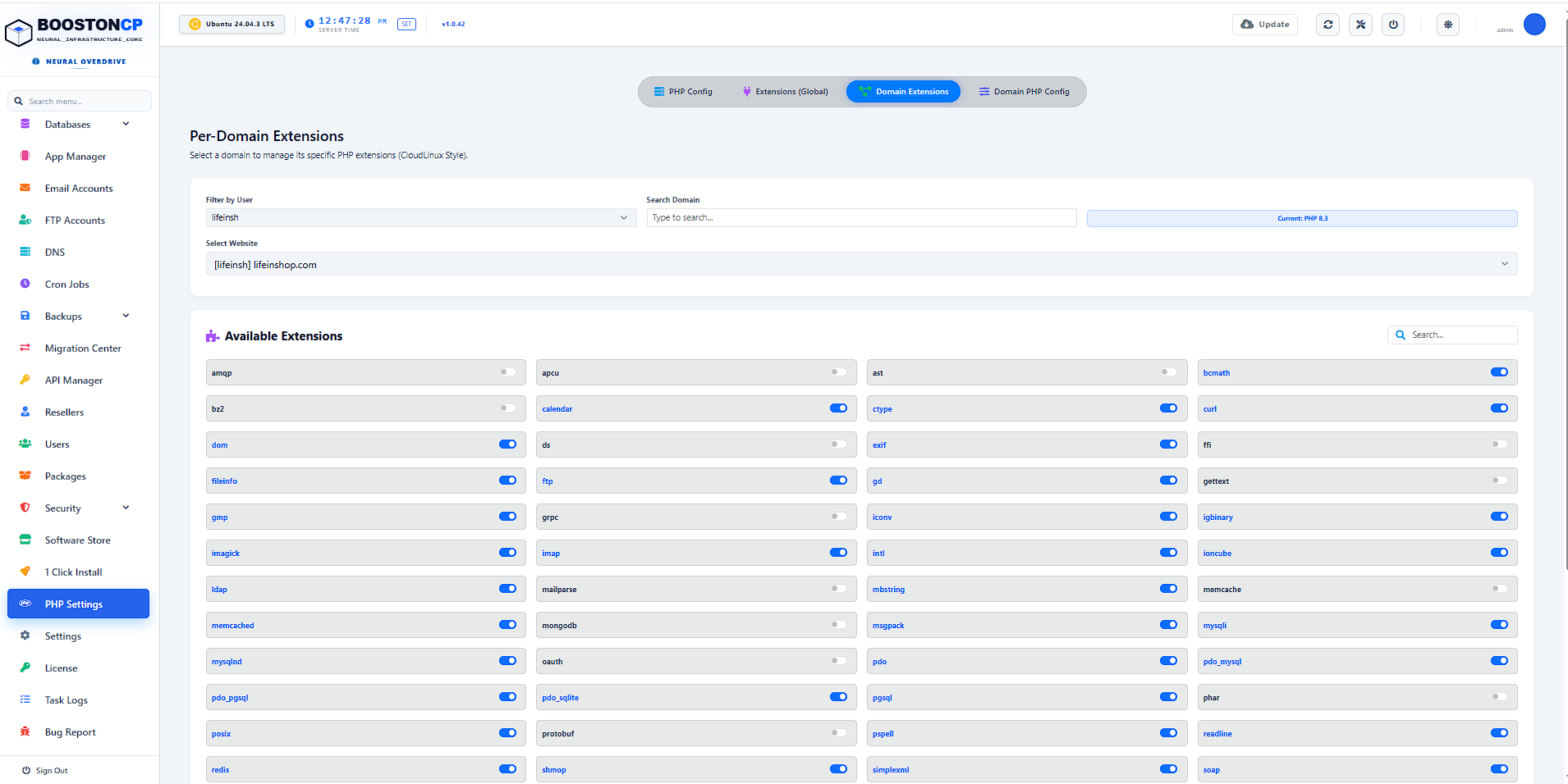 CloudLinux PHP Selector Alternative: Per-Domain Native Isolation via PHP-FPM Pools Illustration