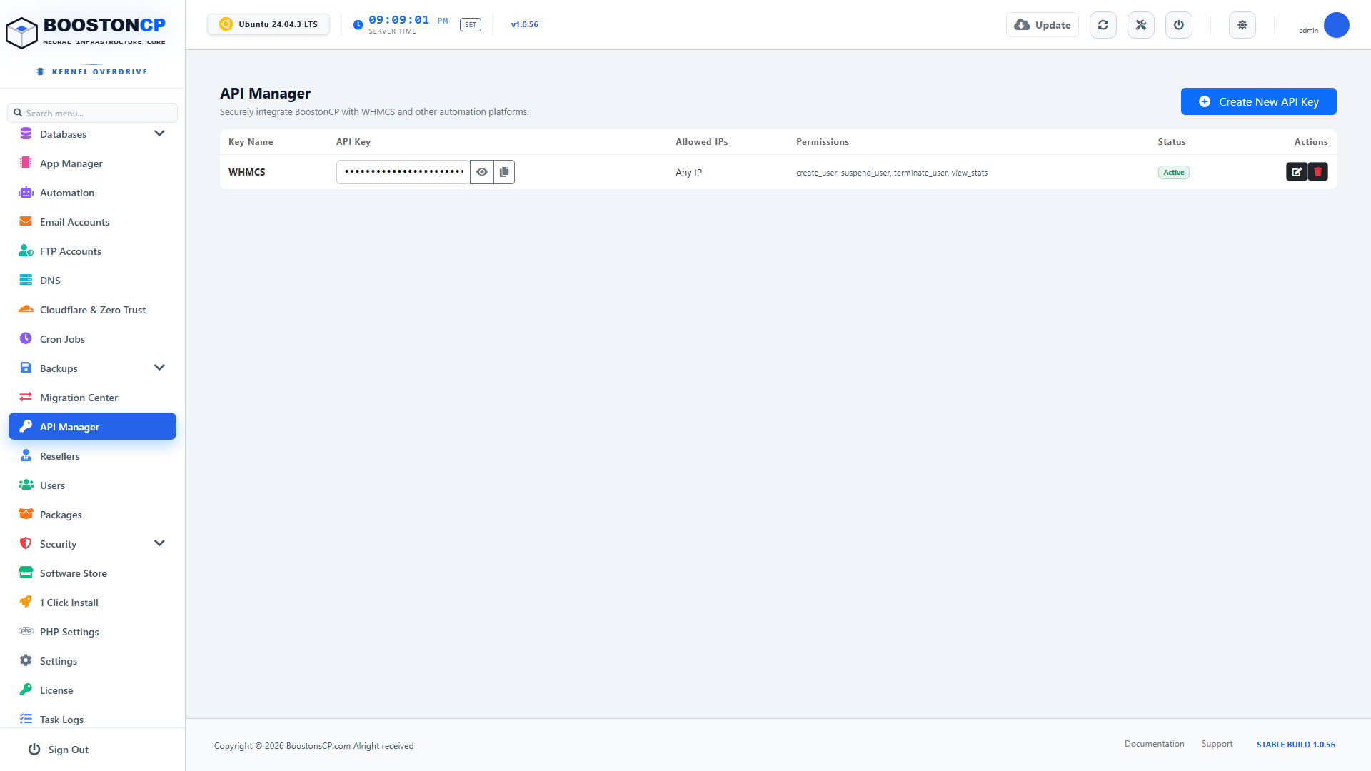 BoostonCP API Manager