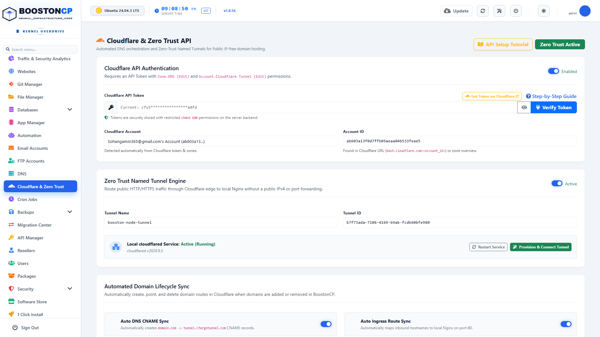 BoostonCP Cloudflare Integration