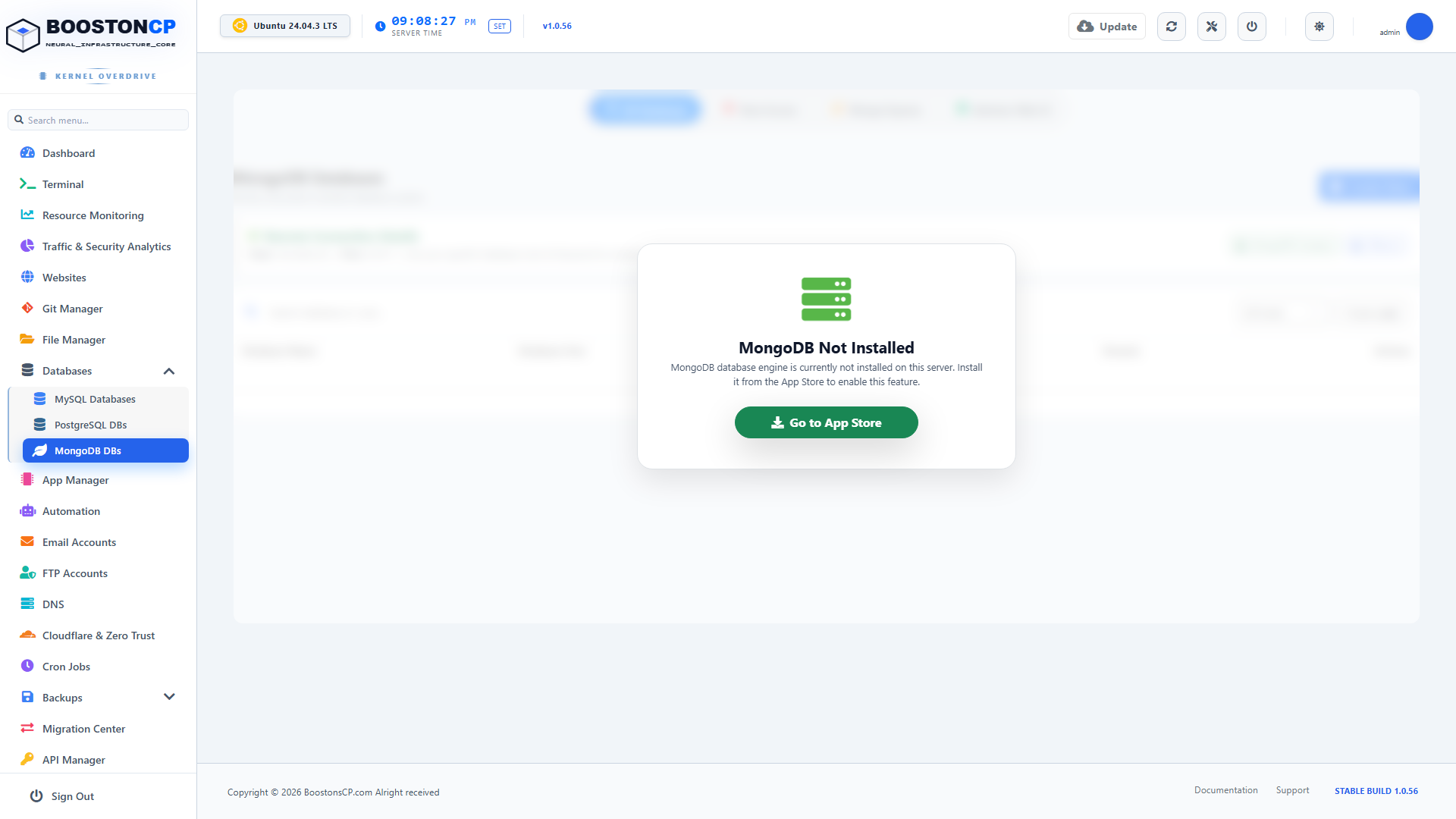 BoostonCP MongoDB Databases