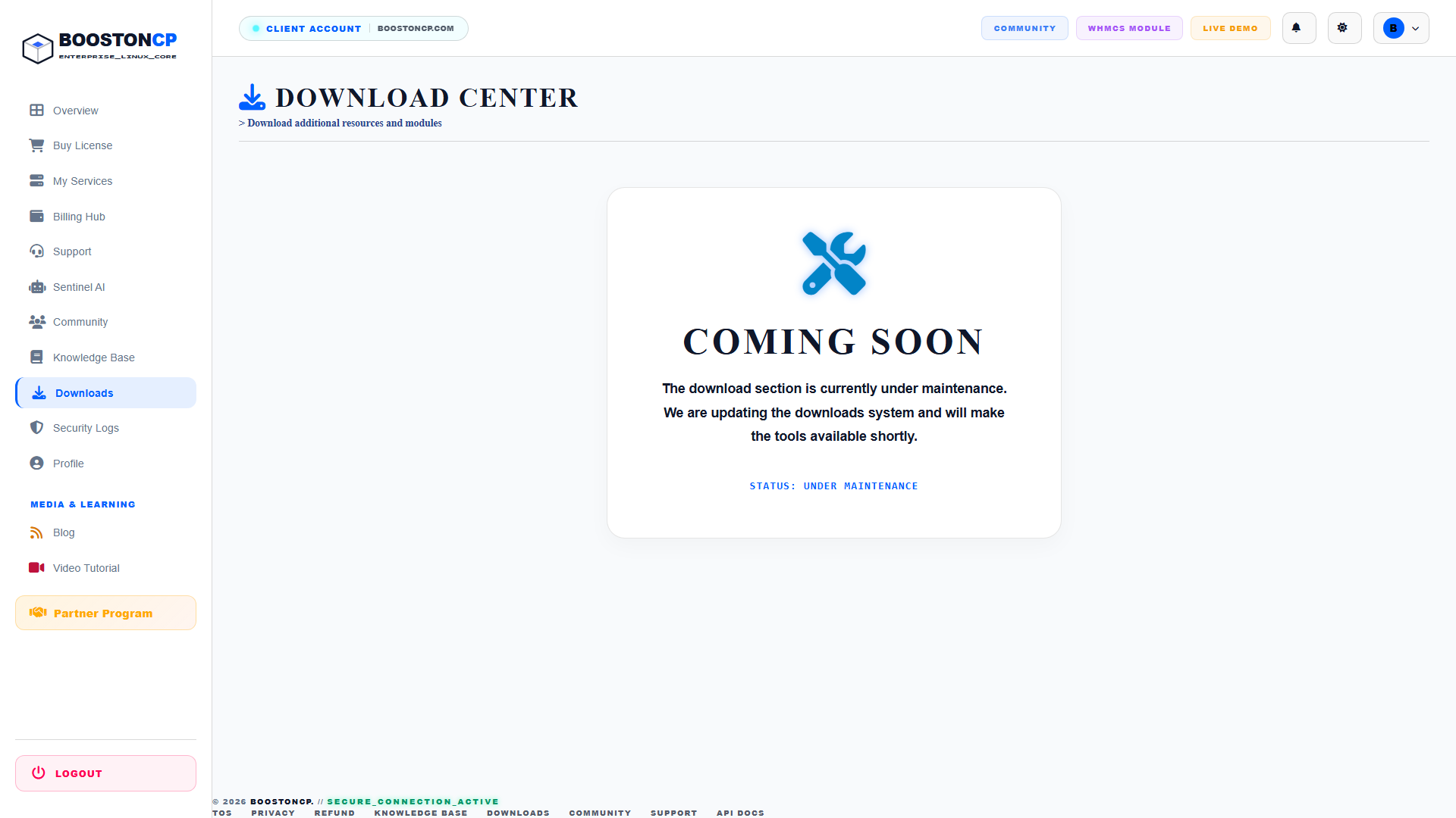 BoostonCP Download Center