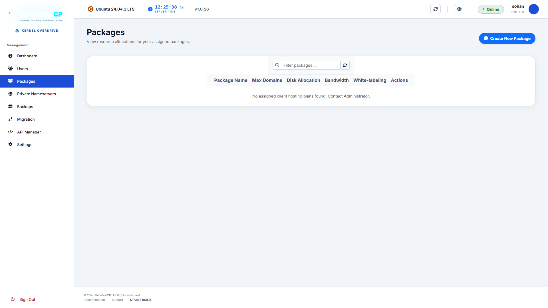BoostonCP Reseller Packages Overview