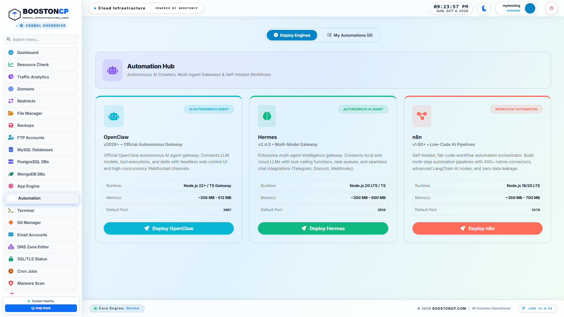 BoostonCP Automation Hub Overview
